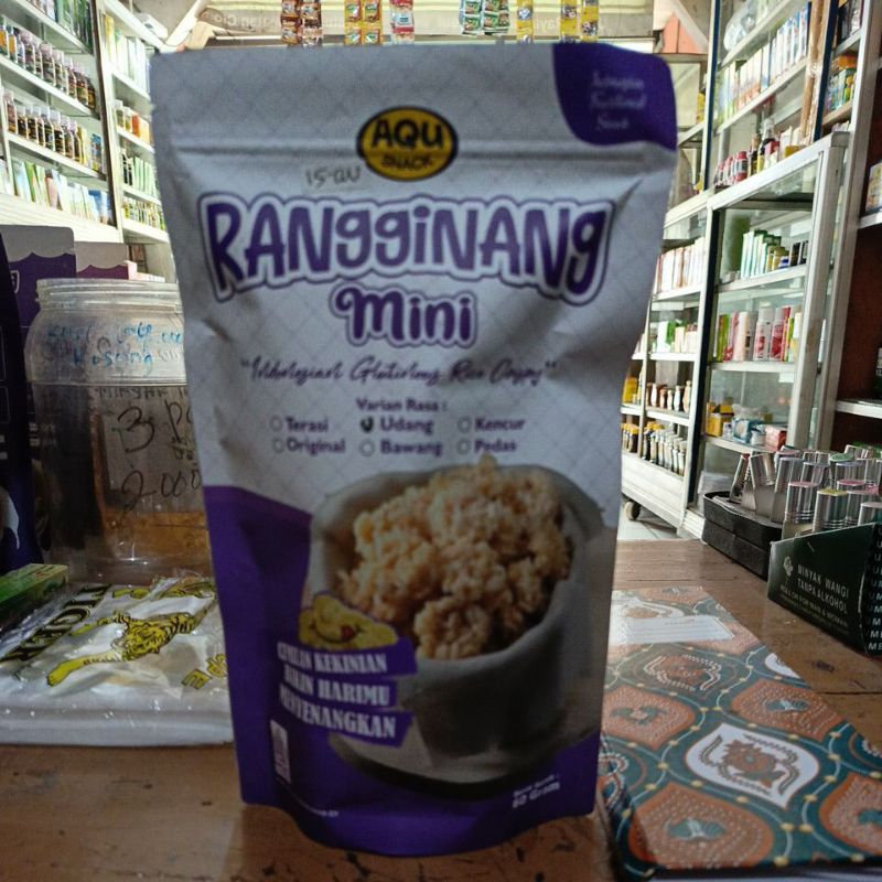

Ranggingang mini varian rasa udang