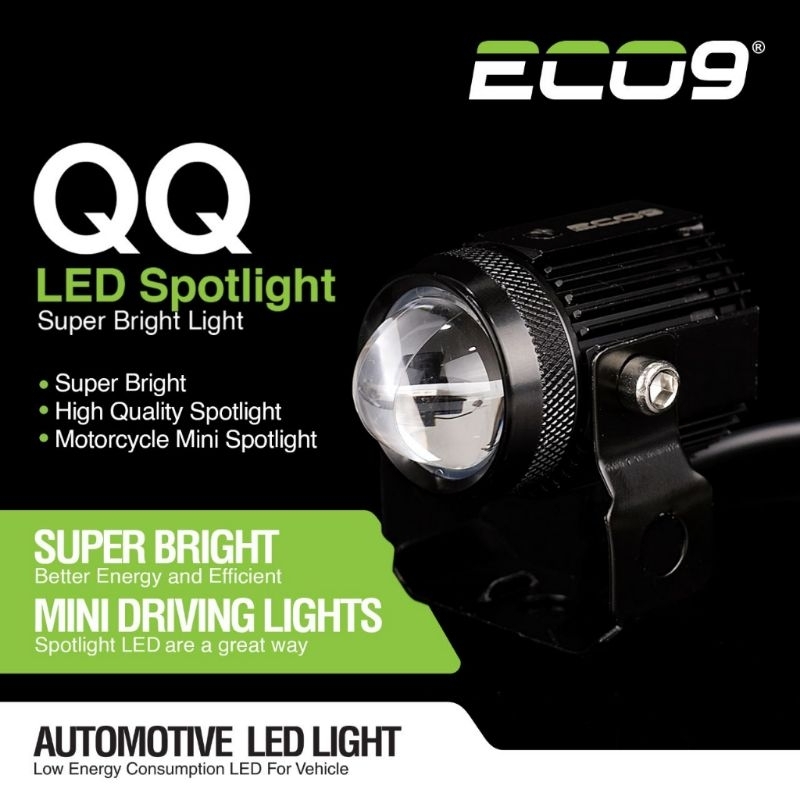 LAMPU TEMBAK LASER QQ D2 ECCO9 ORIGINAL LUMINOS PRODUK NINE