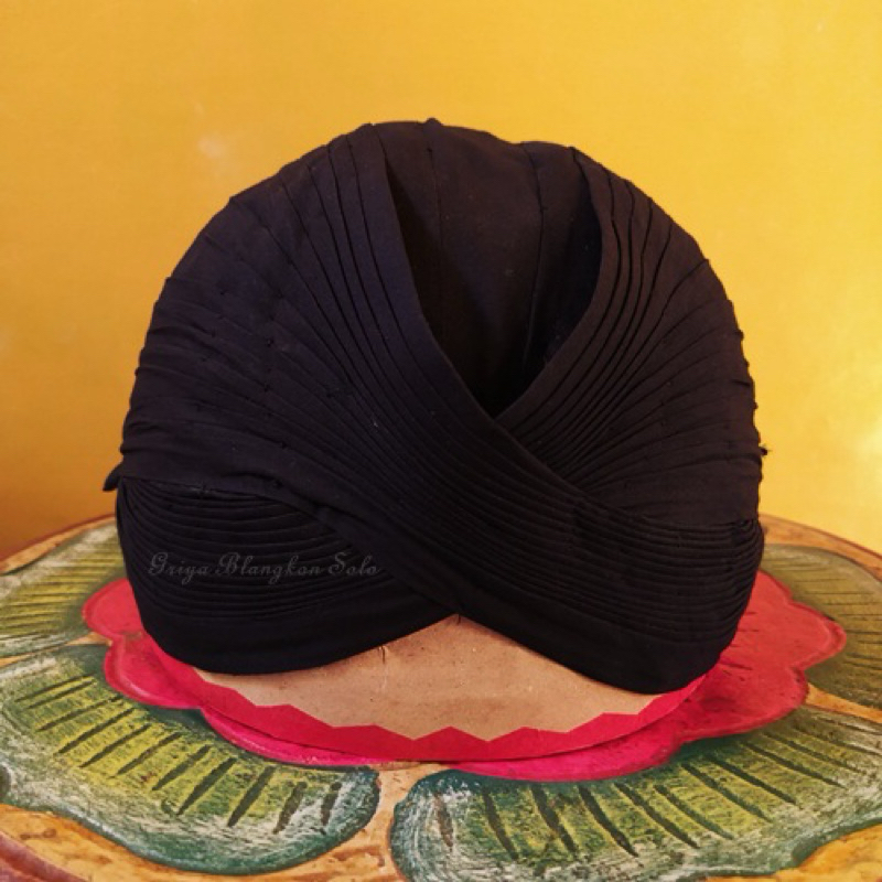 Blangkon jogja jebeh hitam polos