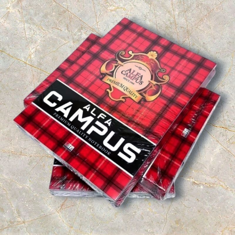 

Buku Tulis ALFA Campus ukuran boxy maxy besar 1 pck Isi 10,isi buku 36 lembar.