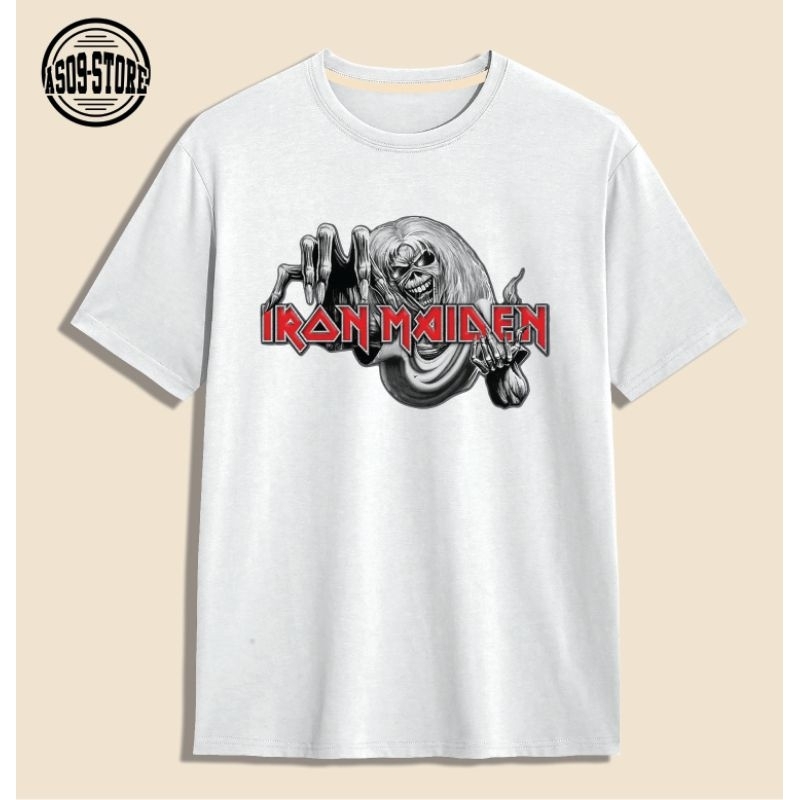 Baju kaos tshirt iron Maiden rock band music