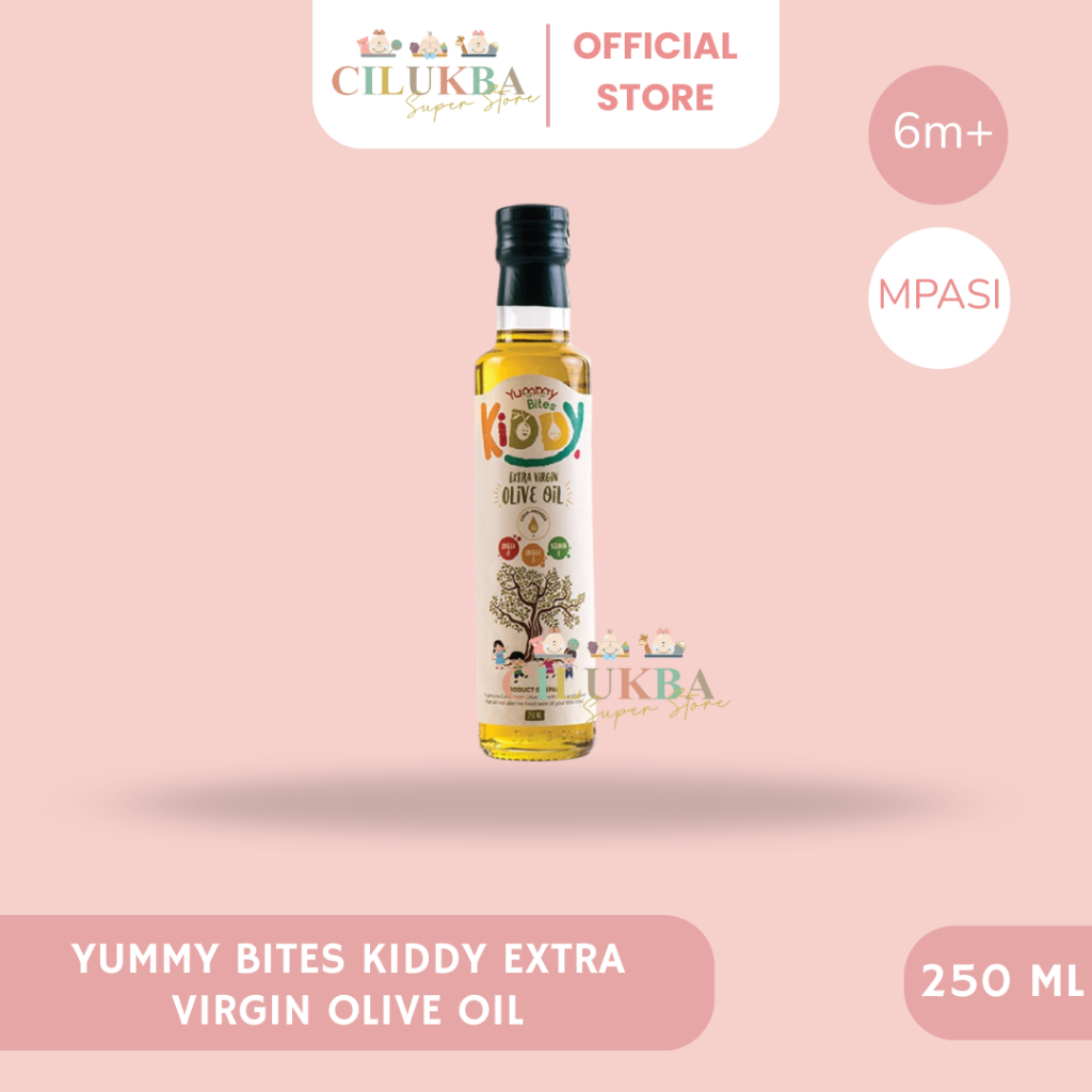 

YUMMY BITES EVOO KIDDY OLIVE OIL 250ML | MINYAK EVOO | MINYAK MPASI | LEMAK TAMBAHAN MPASI | MAKANAN BAYI | MINYAK ZAITUN
