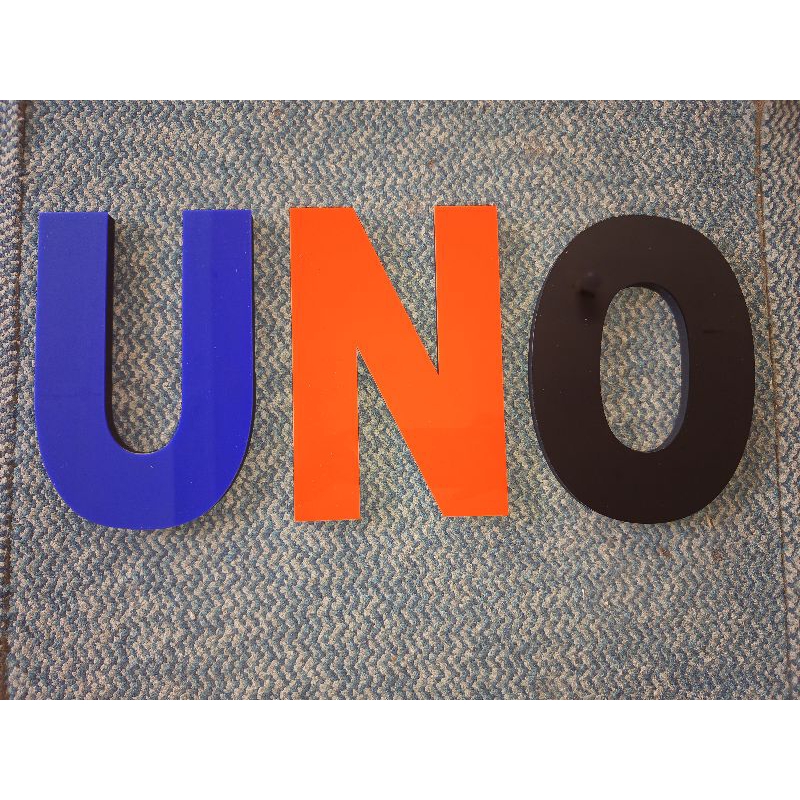 Huruf akrilik timbul, huruf akrilik 2mm lapis spon eva 10mm