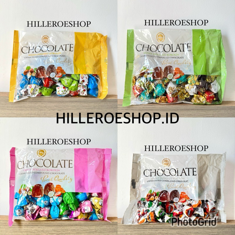 

COKLAT AKSU CHOCOLATE 300GRAM KREMA DOLGULU KOKOLIN CREAM FILLED COMPOUND CHOCOLATE COKELAT IMPORT