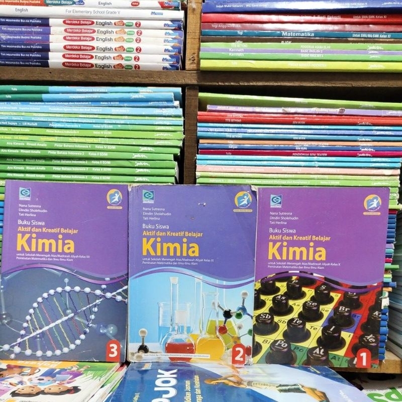 Buku siswa kimia kelas 10,11,12 SMA kurikulum 2013 edisi revisi