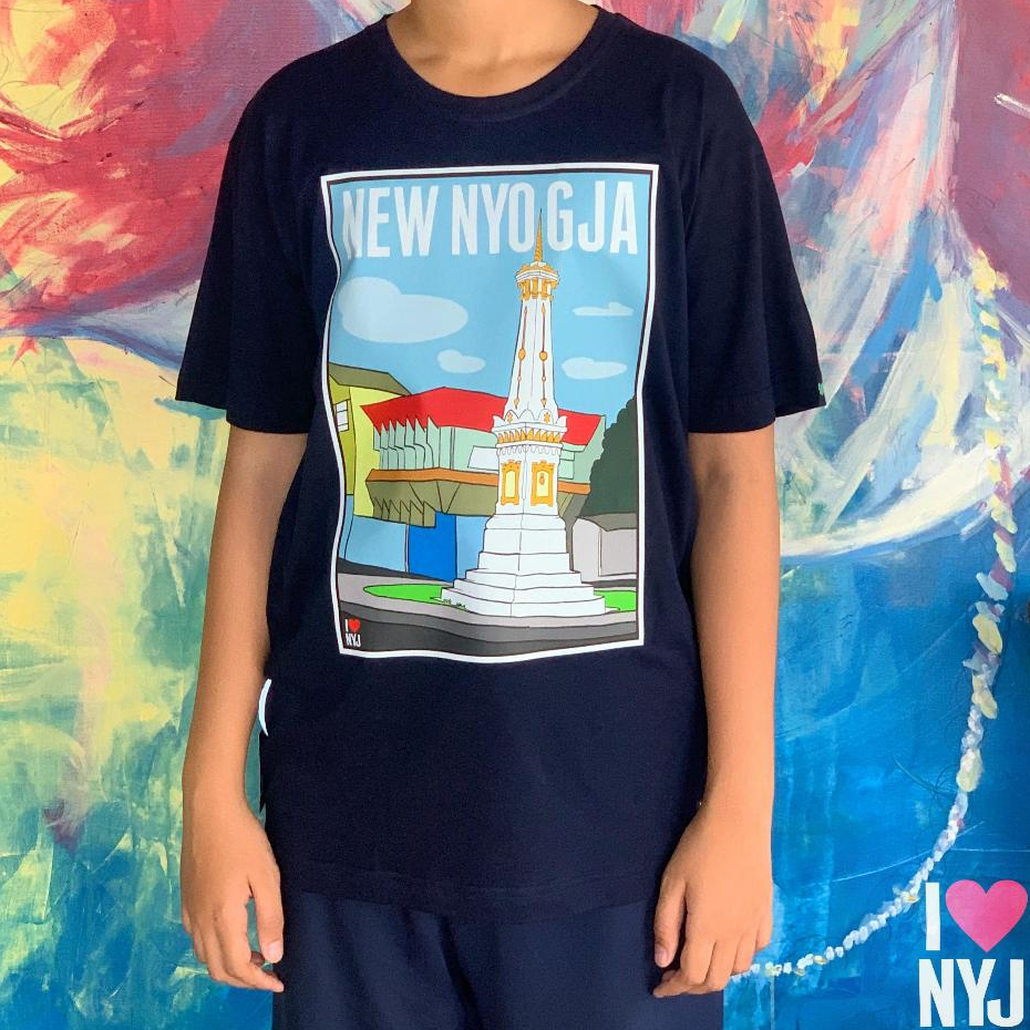 NYJ New Tugu Jogja , DTF Bamboo cotton Voice of Jogja, bisa pilih warna