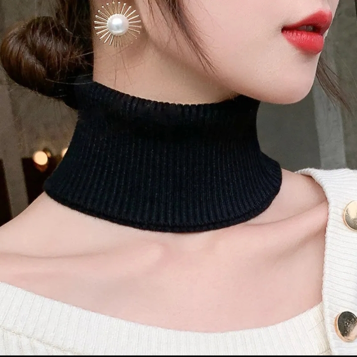 Syal Leher Syal Rajut Turteleneck kekinian