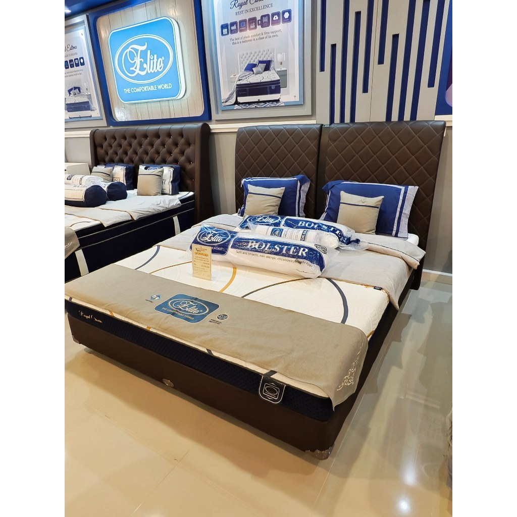 1 SET SPRINGBED ELITE ROYAL CROWN - GRATIS ONGKIR WILAYAH BANDARLAMPUNG