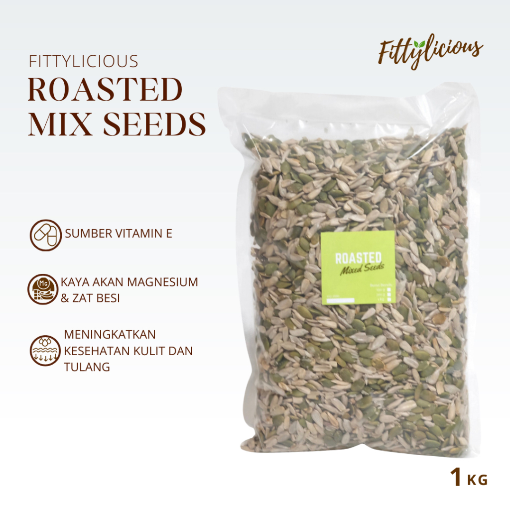 

Mix Seeds Roasted 1000 Gr/ Sunflower Seed Roasted/Pumpkin Seed Roasted