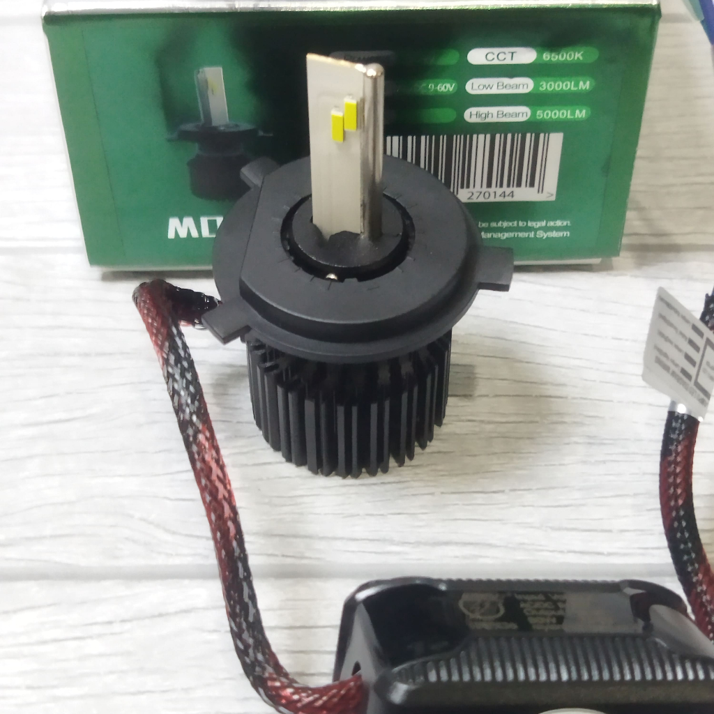 Lampu Led Motor H6 H4 RTD M02S High Power 48 Watt Original Lampu Depan LED Kipas H6 H4 Lampu Utama R