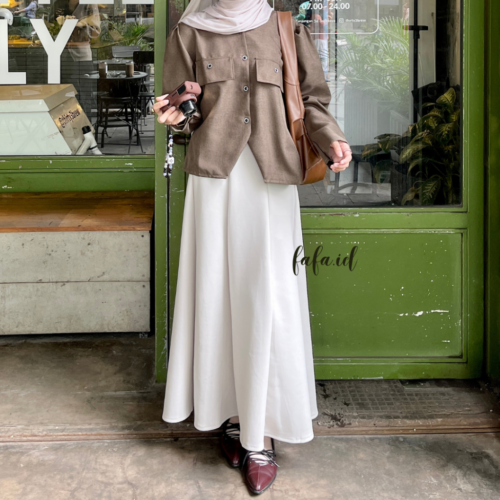 REVITI ROK PAYUNG SCUBA PREMIUM WANITA // AUDI ROK SCUBA MAYUNG // JODA ROK SCUBA PAYUNG WANITA