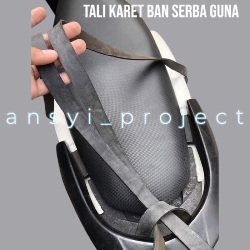 Tali Karet ban hitam / Tali karet daur ulang ban / Tali Usus Ban