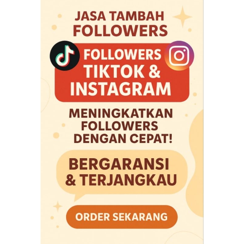 jasa tambah followers tiktok/jasa tambah followers instagram/jasa tambah like tiktok/jasa tambah vie