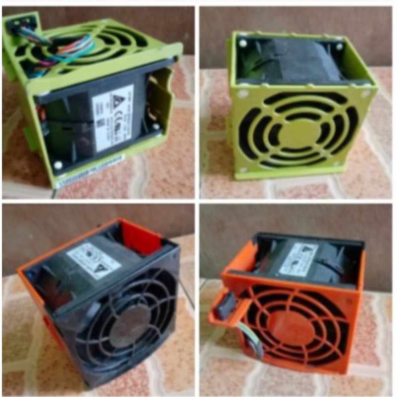 fan Delta DC 12V 1,20Amper fan server Doubel fan 8x5,6cm