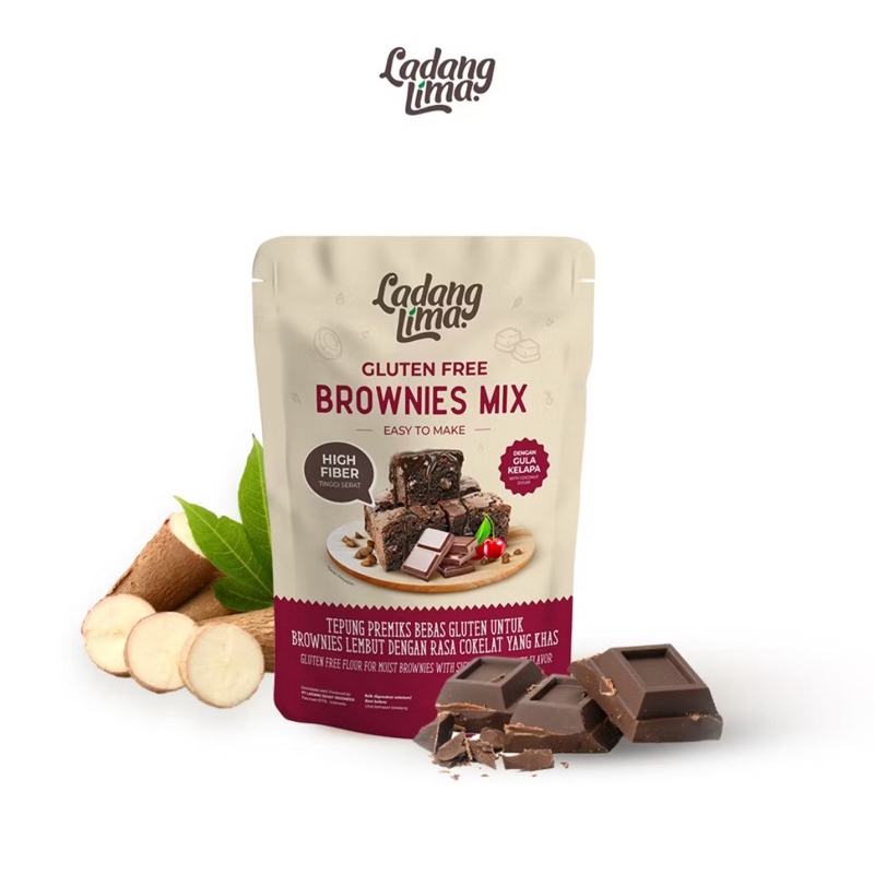

Tepung Brownies Mix Gluten Free Ladang Lima Sehat