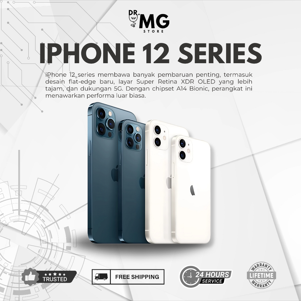 Drmg | iPhone 12 Pro Max | 12 Pro | 12 | 64Gb | 128Gb | 256Gb | 512Gb Fullset Original