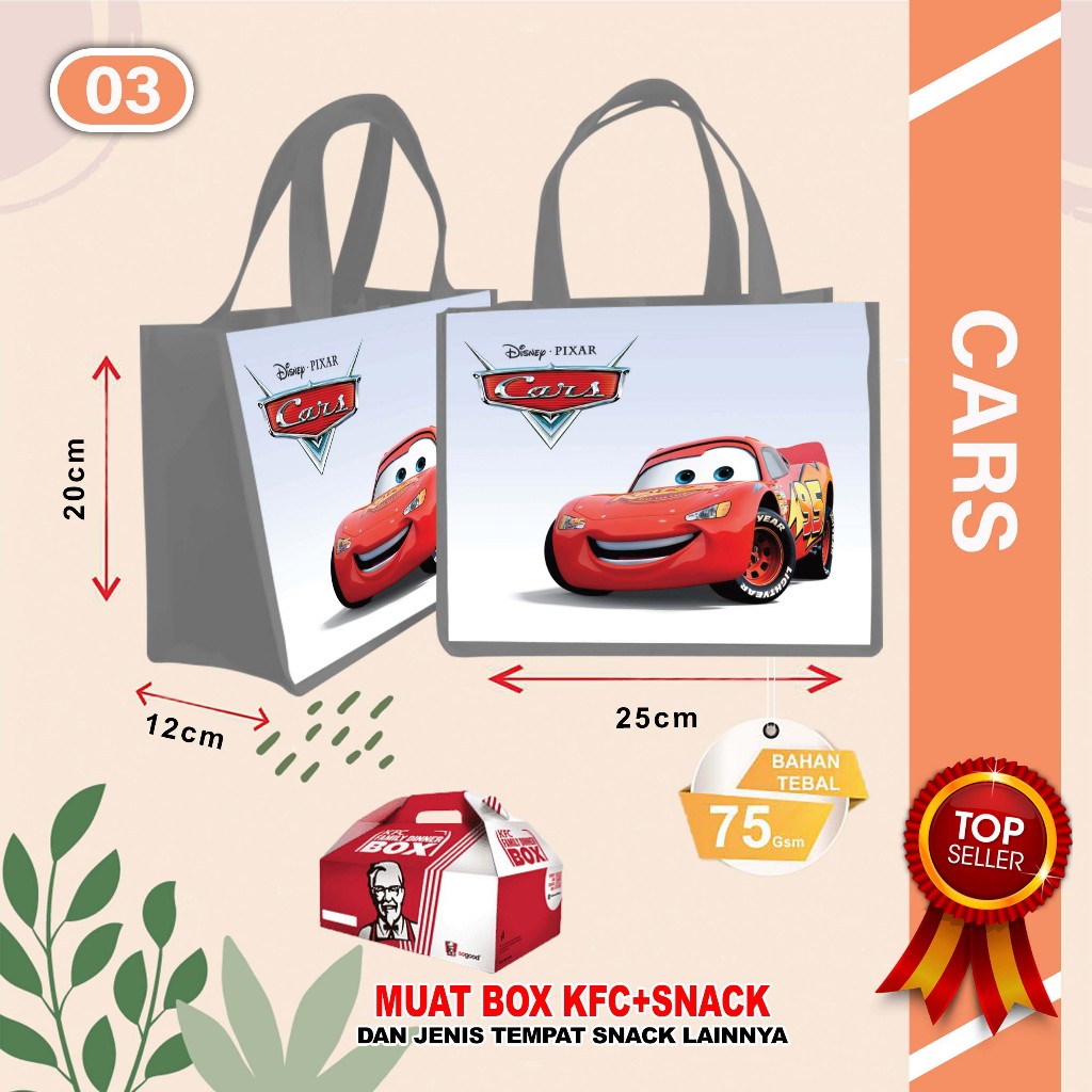 

Tas Ultah CARS 03 Goodie Bag Souvenir Ulang Tahun