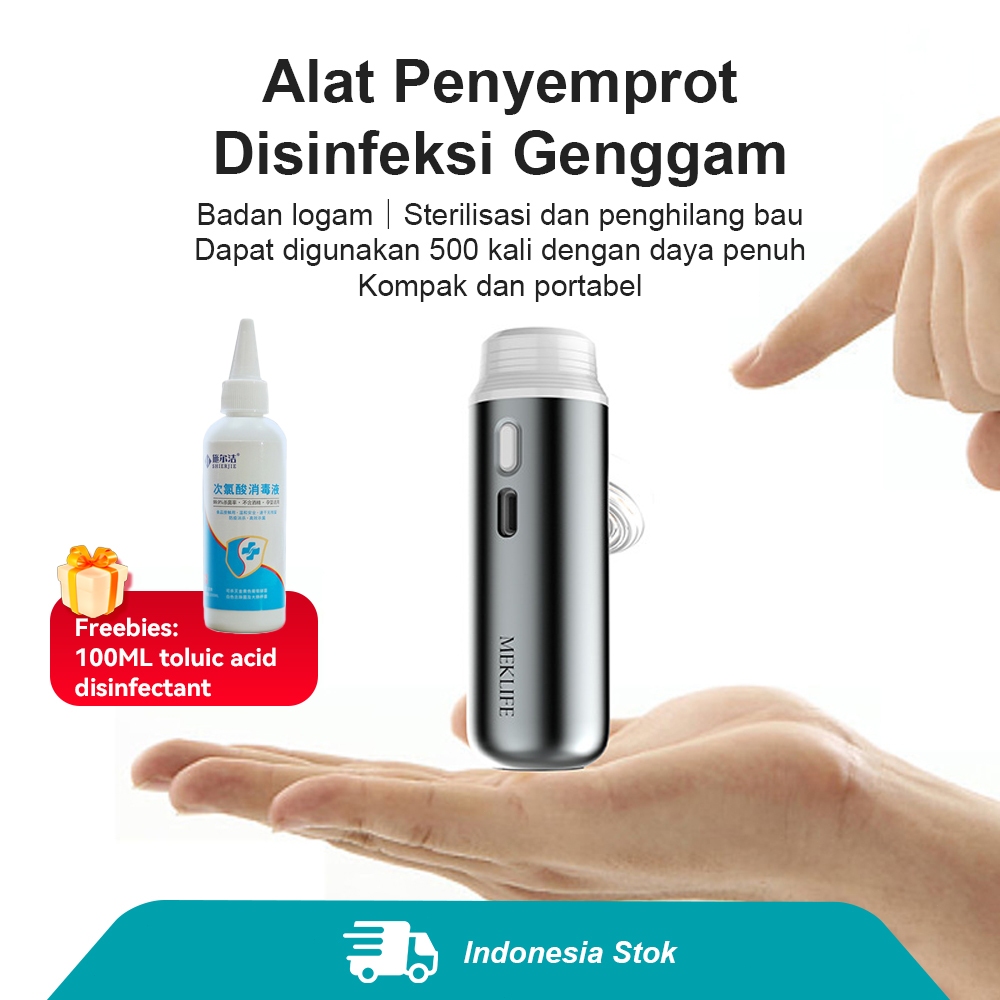 Mini Air Disinfectant Spray Kucing Kasur Bayi Momami Portable Nano Spray Disinfektan Elektric USB