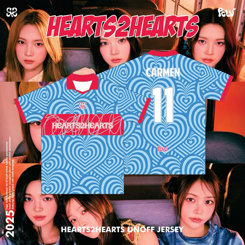 JERSEY HEARTS2HEARTS // JERSEY KPOP // H2H TSHIRT // KAOS S2U (Pre Order) - @preciouslove.co