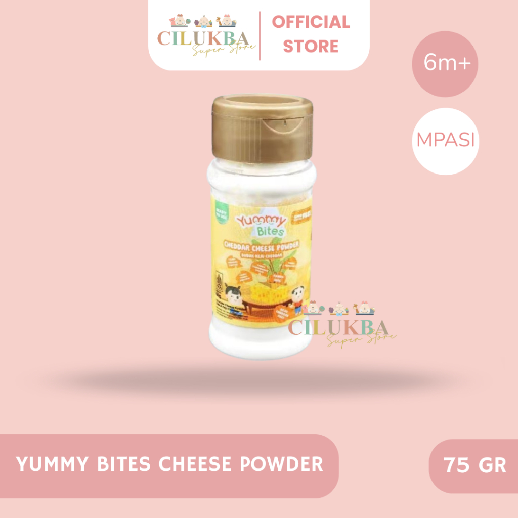 

YUMMY BITES CHEDDAR CHEESE POWDER | KEJU BUBUK | KEJU MPASI
