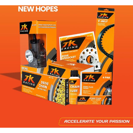 GEAR GIR BELAKANG TK RACING 428 YAMAHA RXK/S/Z, F1ZR, JUPITER Z, VEGA R, MX 135 PNP UKURAN 30/31/32/