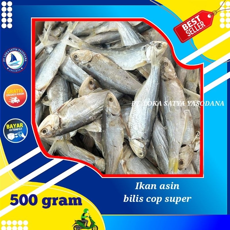 

ikan asin bilis cop super 500gram