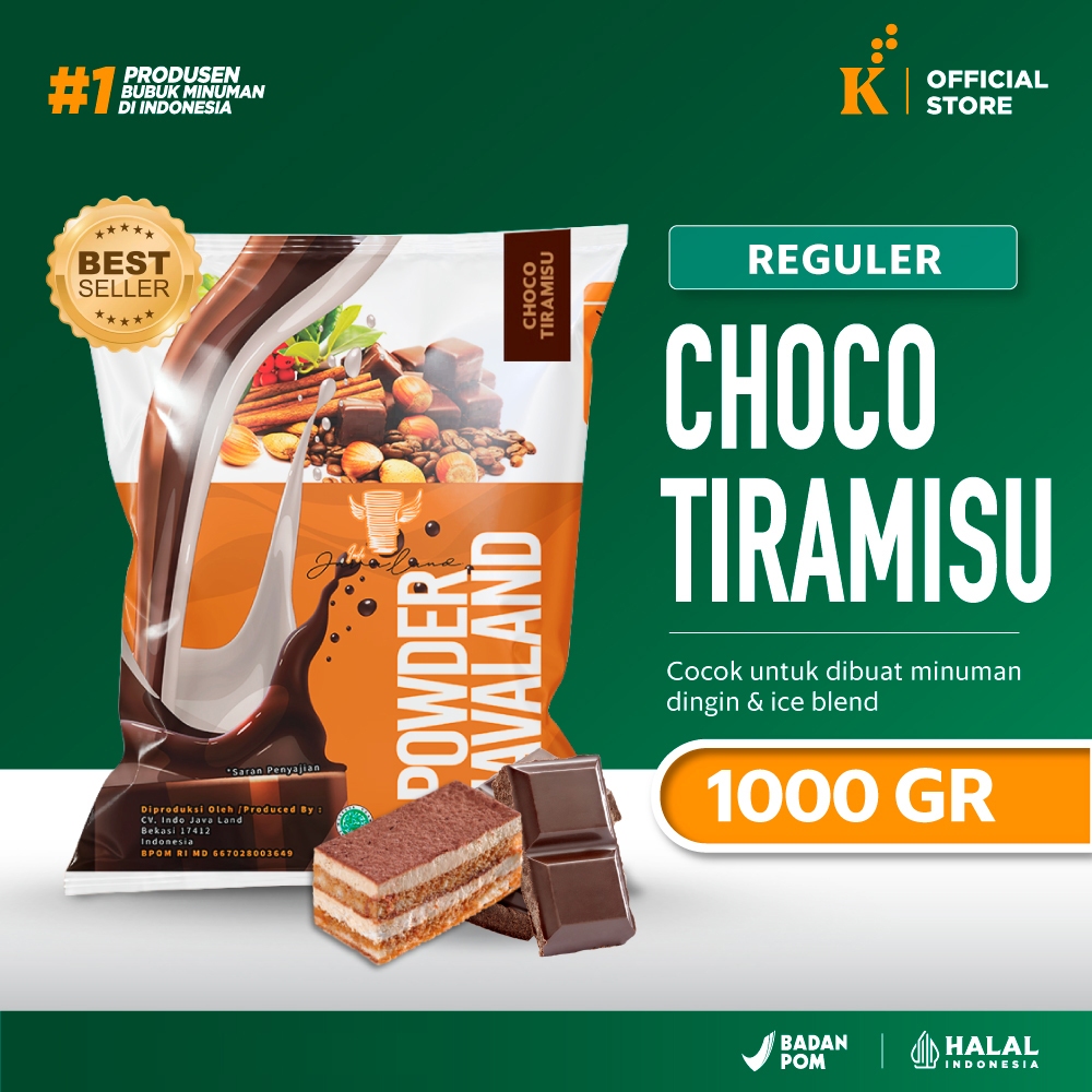 

Bubuk Minuman Bubble Powder Drink Rasa Choco Tiramisu Javaland 1 kg
