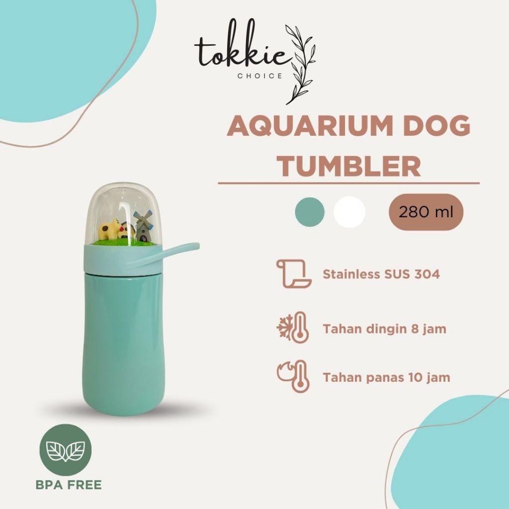 Tokkie Tumbler Lucu Tumbler Doggy Tumbler Korea Tumbler Estetik / Tumbler Stainless SUS 304 Tumbler 