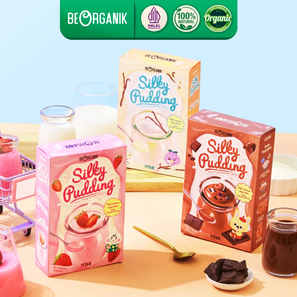 

Silky Pudding Beorganik All Variant - Zero Preservatives