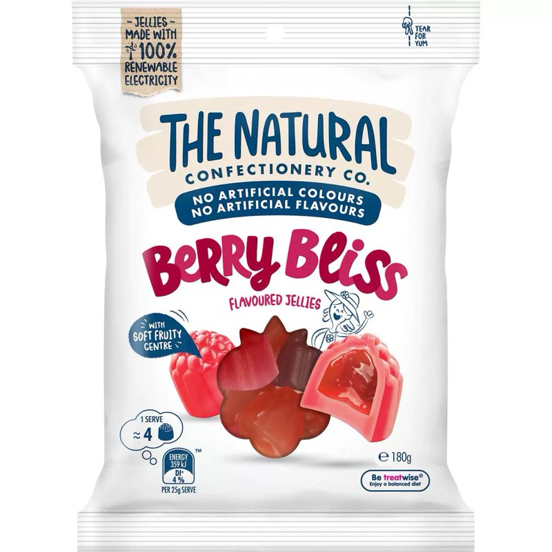 

The Natural Berry Bliss 180gr Jelly Candy