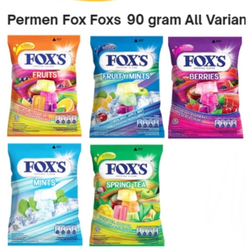 

Permen Fox 's Mint 90 gram