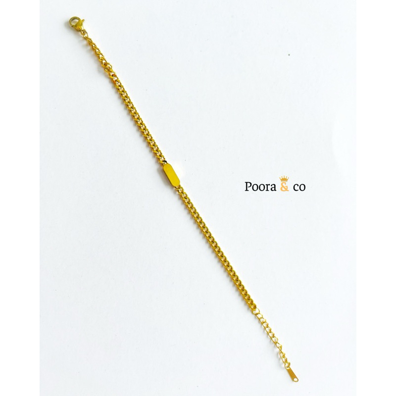 Gelang Rantai Pria Wanita Titanium Asli | Gelang Murah | Gelang Titanium