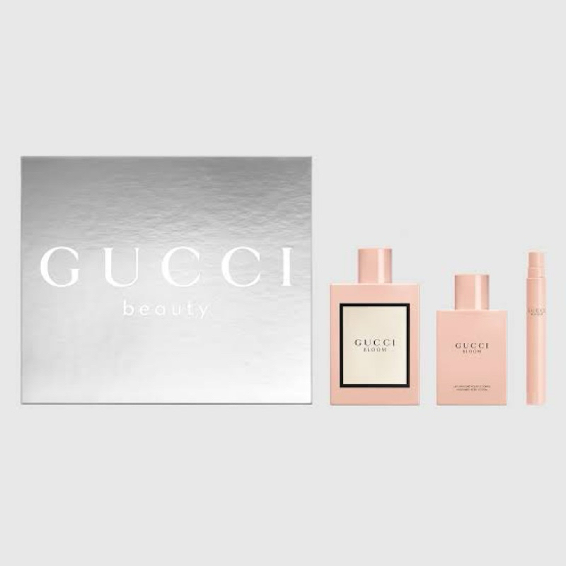 Giftset Gucci Bloom edp 100ml+Lotion 100ml+Travel Size 10ml