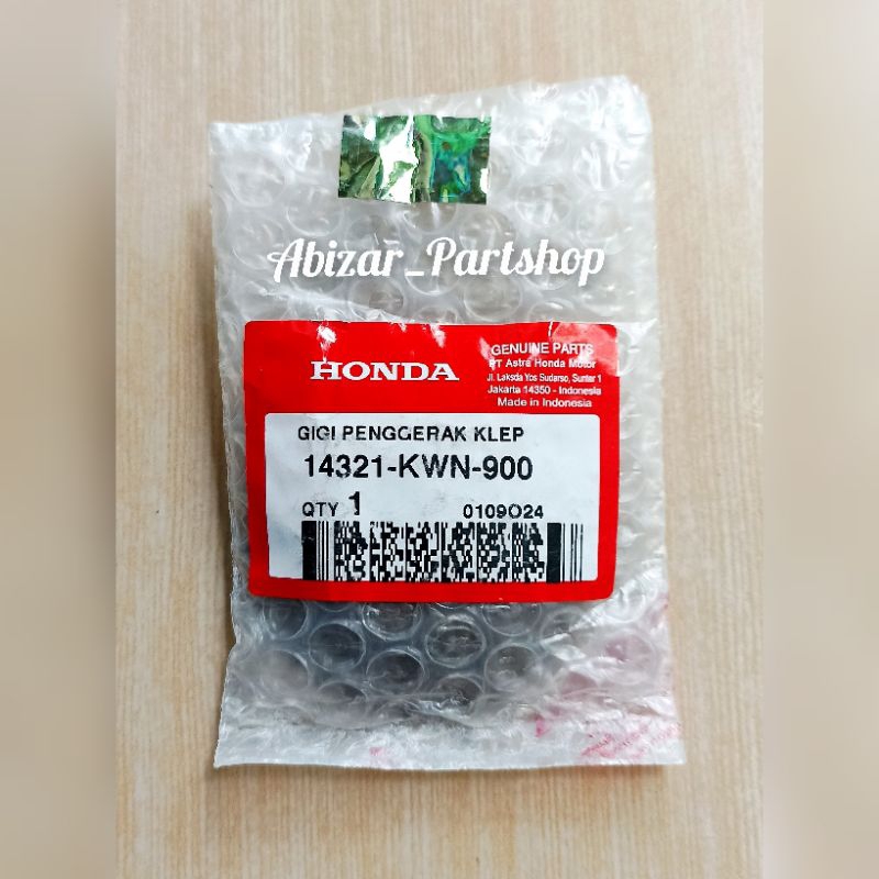 14321KWN900 gigi penggerak klep / sproket cam/ gigi sentrik kwn vario 125 150 / gigi sintrik noken a