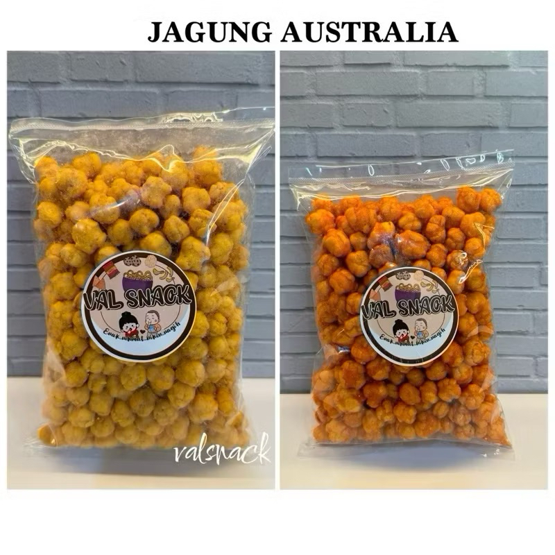 

JAGUNG AUSTRALIA / PILUS JAGUNG BAKAR 500gr (ORIGINAL JAGUNG BAKAR / PEDAS)