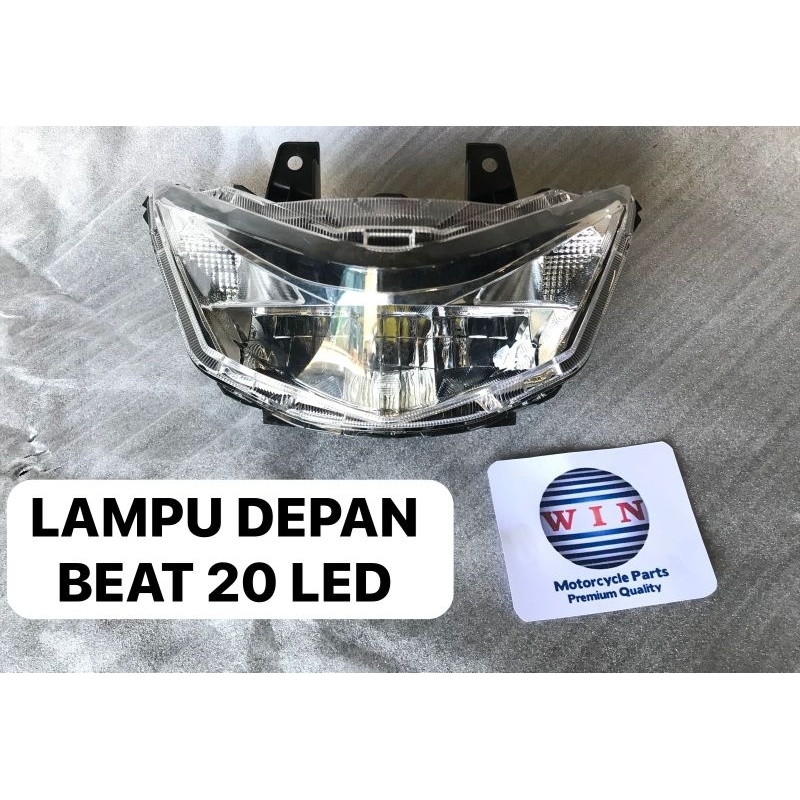 lampu depan honda beat 2020 + LED