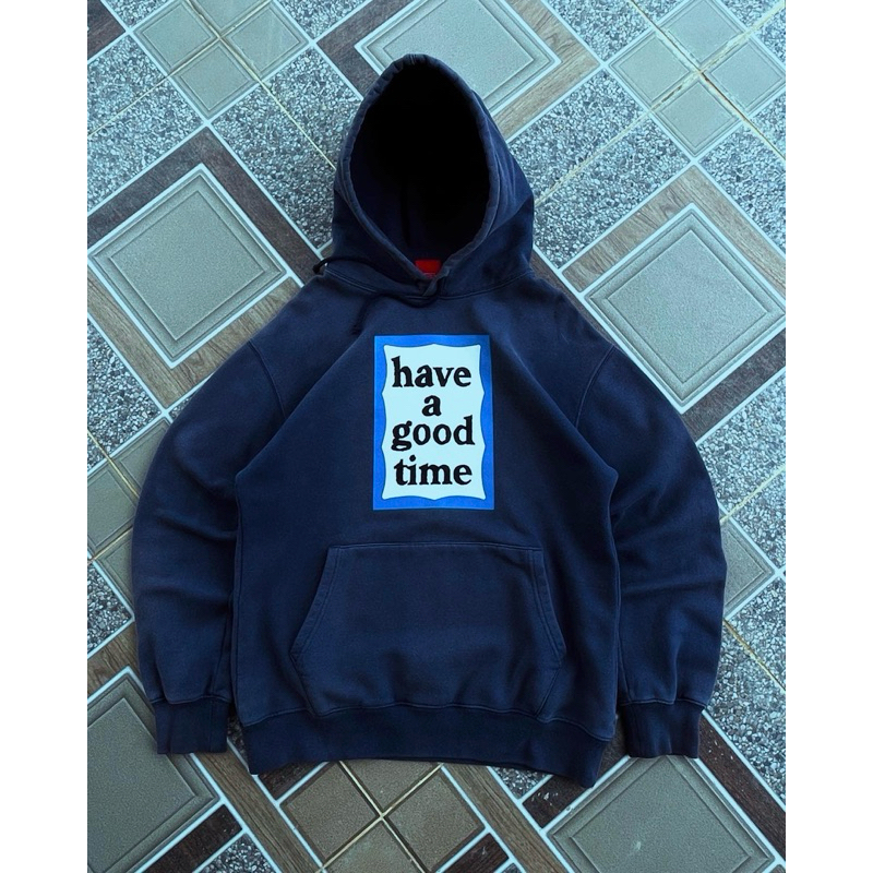 Hoodie Have a Good Time Blue Frame
