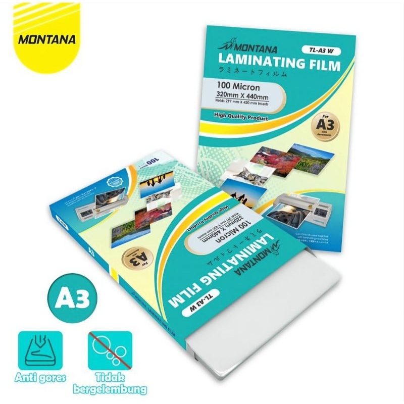 

Plastik Laminating A3 Montana/ Plastik Laminating A3 Murah
