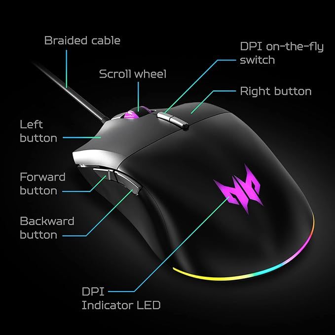 MOUSE GAMING PREDATOR CESTUS 330 Sensor Pixart 3335
