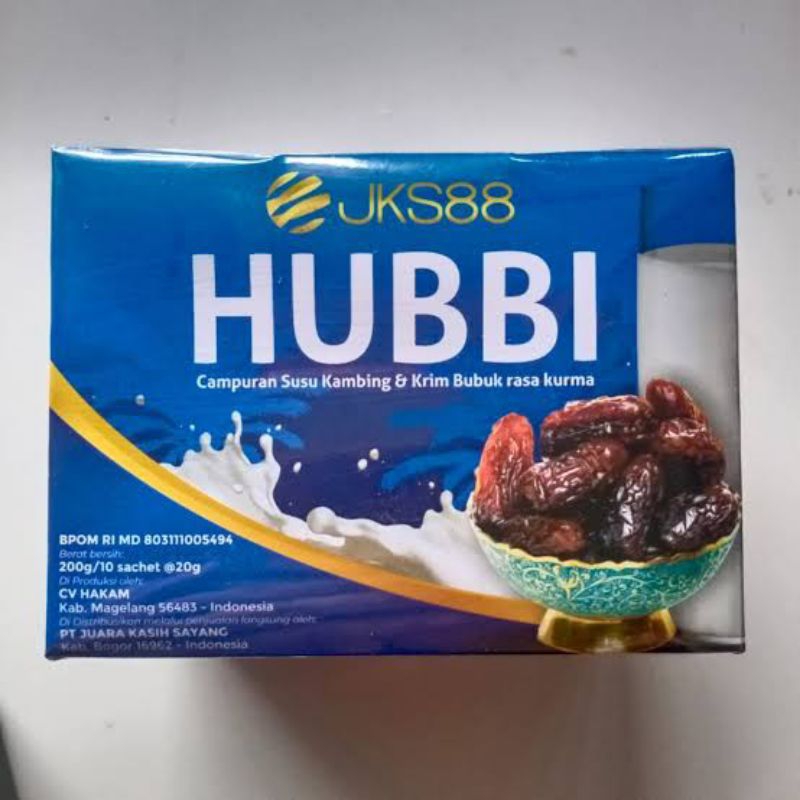 

HUBBI Milk JKS88 Susu Kambing 1 Box isi 10 Sachet