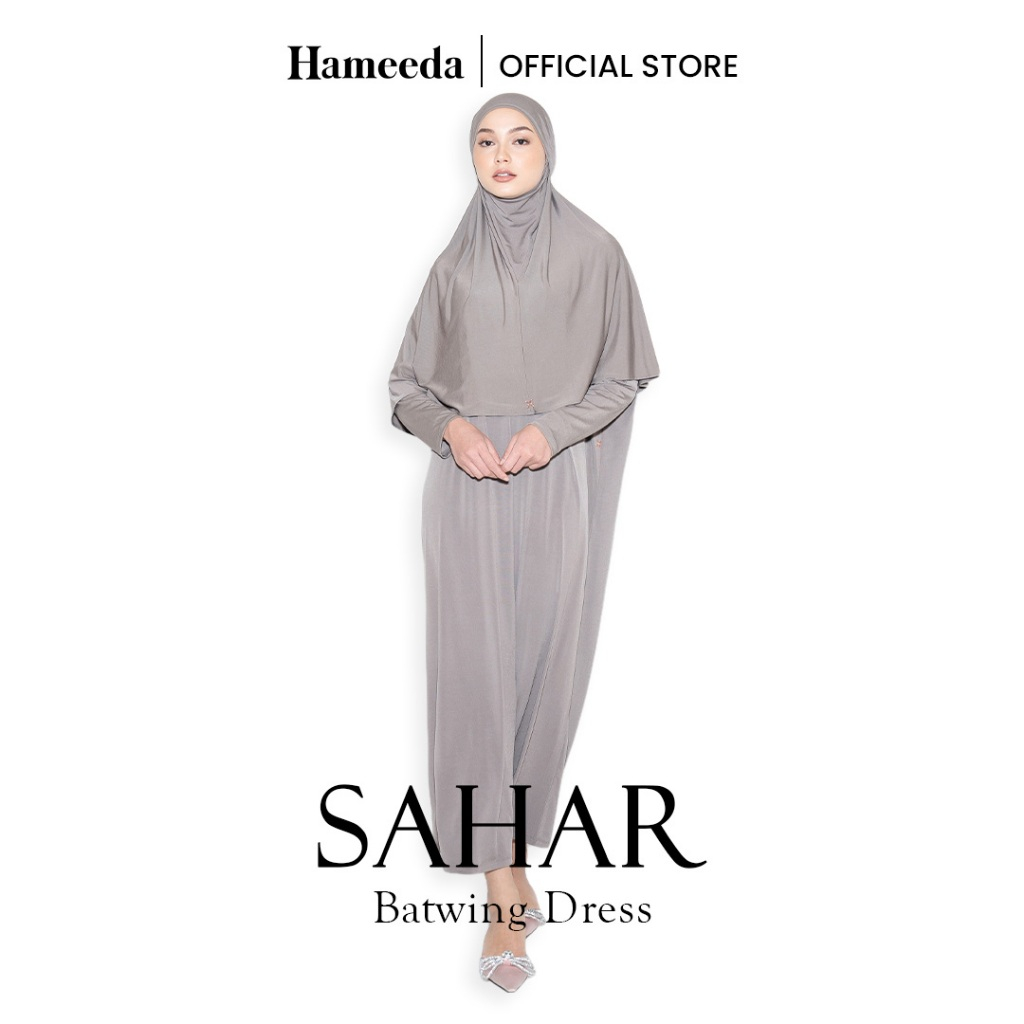 Hameeda - SAHAR Batwing Dress | Loose Jersey Dress Busui