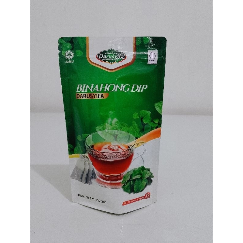 

Binahong Dip Teh Daun Binahong Teh Celup Binahong Darusyifa 20 Celup