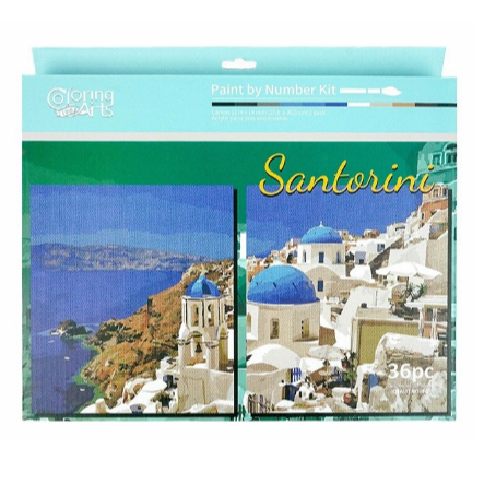 

OHSOME LangerPaint By Numbers 2PK Version Santorini art/painting/landscape painting