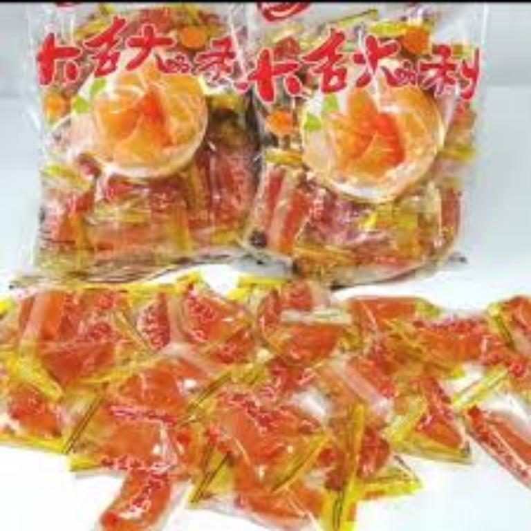 

Naraya Permen Jelly Jeruk Orange Candy Mandarin Enak Kenyal Asam Segar 500gr Halal