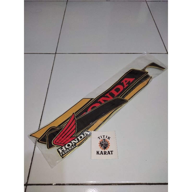 Striping/Stiker Honda Win 100 tahun tua 1984/85 non original