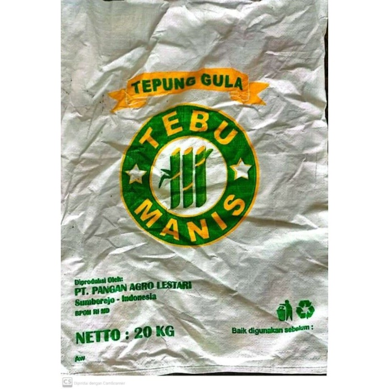 

TEBU MANIS Tepung Gula Halus Premium 20 Kg