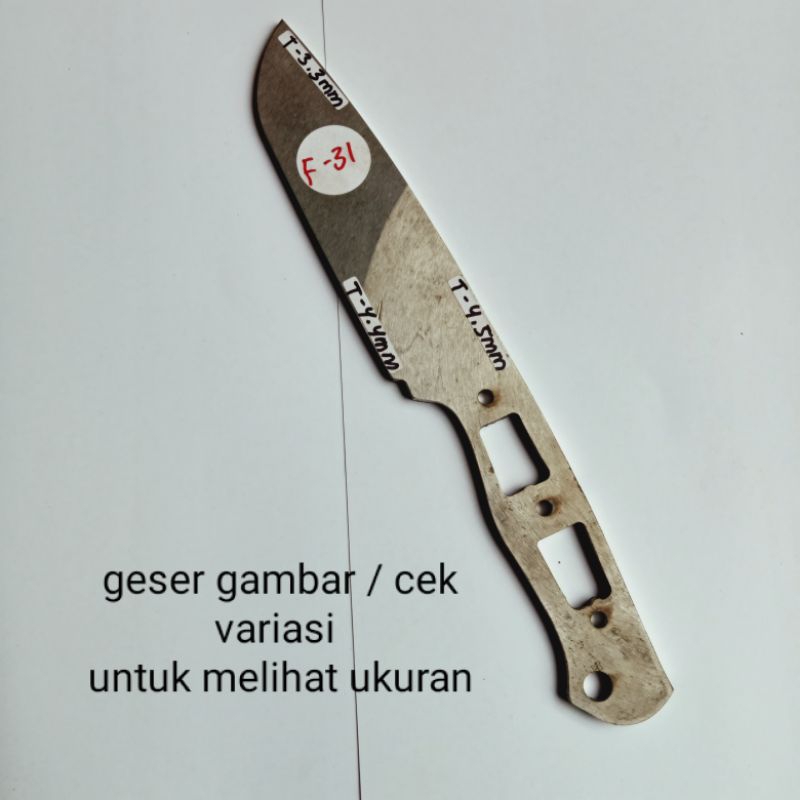 F-31 bahan baja D2/TKM germany