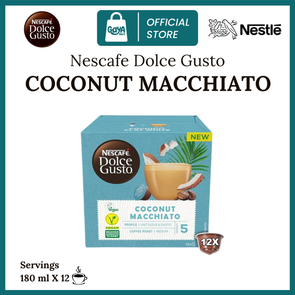 

Capsule Nescafe Dolce Gusto Coconut Macchiato Kopi Lembut dan Kaya Rasa Original Nestle