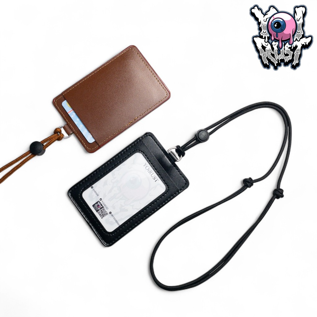 

YOiRust Lanyard Gantungan Holder Id Card 2 slot Adjustable