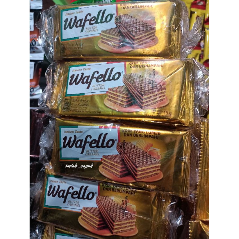 

WAFELLO JRIM YANG LUBER DAN MELIMPAH ISI 10PCS X 15G